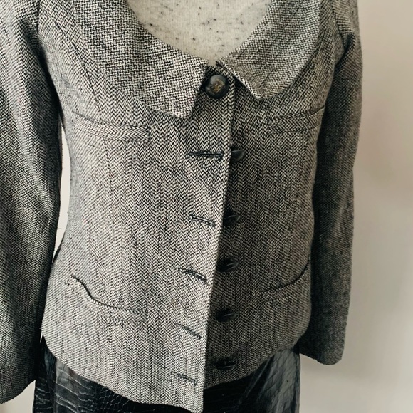Grey tweed jacket - Picture 3 of 5
